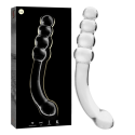 NEBULA SERIES BY IBIZA - MODELL 14 DILDO BOROSILIKATGLAS 18,5 X 3 CM KLAR