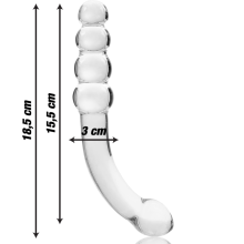 NEBULA SERIES BY IBIZA - MODÈLE 14 GODE EN VERRE BOROSILICATE