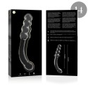 NEBULA SERIES BY IBIZA - MODELL 14 DILDO BOROSILIKATGLAS 18,5 X 3 CM KLAR