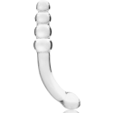 NEBULA SERIES BY IBIZA - MODELL 14 DILDO BOROSILIKATGLAS 18,5 X 3 CM KLAR