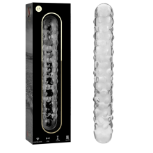 NEBULA SERIES BY IBIZA - MODELL 15 DILDO BOROSILIKATGLAS 18,5 X 3 CM KLAR