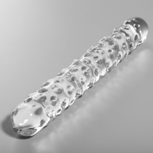 NEBULA SERIES BY IBIZA - MODEL 15 DILDO BOROSILICATE GLASS 18.5 X 3 CM CLEAR