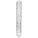 NEBULA SERIES BY IBIZA - MODELLO 15 DILDO IN VETRO BOROSILICATO 18,5 X 3 CM TRASPARENTE