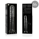 NEBULA SERIES BY IBIZA - MODELL 16 DILDO BOROSILIKATGLAS 18,5 X 3 CM KLAR