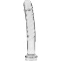 NEBULA SERIES BY IBIZA - MODEL 16 DILDO BOROSILICATE GLASS 18.5 X 3 CM CLEAR