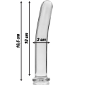 NEBULA SERIES BY IBIZA - MODÈLE 17 GODE EN VERRE BOROSILICATE