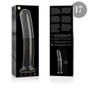 NEBULA SERIES BY IBIZA - MODEL 17 DILDO BOROSILICATE GLASS 18.5 X 3 CM CLEAR