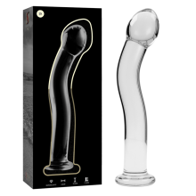 NEBULA SERIES BY IBIZA - MODÈLE 18 GODE EN VERRE BOROSILICATE 18,5 X 3,5 CM CLAIR