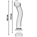 NEBULA SERIES BY IBIZA - MODÈLE 18 GODE EN VERRE BOROSILICATE