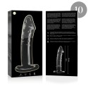 NEBULA SERIES BY IBIZA - MODELO 19 DILDO VIDRO BOROSILICADO 18,5 X 4 CM TRANSPARENTE