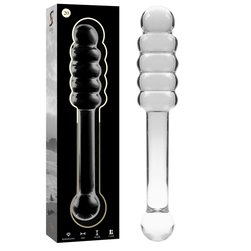 NEBULA SERIES BY IBIZA - MODÈLE 20 GODE EN VERRE BOROSILICATE