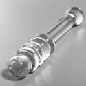 NEBULA SERIES BY IBIZA - MODEL 20 DILDO BOROSILICATE GLASS 20.5 X 3 CM CLEAR