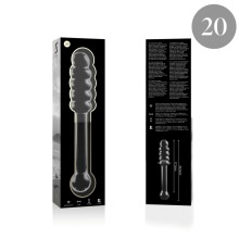 NEBULA SERIES BY IBIZA - MODELL 20 DILDO BOROSILIKATGLAS 20,5 X 3 CM KLAR