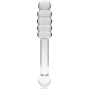 NEBULA SERIES BY IBIZA - MODELLO 20 DILDO IN VETRO BOROSILICATO 20,5 X 3 CM TRASPARENTE