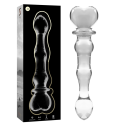 NEBULA SERIES BY IBIZA - MODEL 21 DILDO BOROSILICATE GLASS 20.5 X 3.5 CM CLEAR