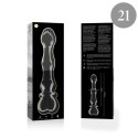 NEBULA SERIES BY IBIZA - MODELL 21 DILDO BOROSILIKATGLAS 20,5 X 3,5 CM KLAR