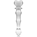 NEBULA SERIES BY IBIZA - MODEL 21 DILDO BOROSILICATE GLASS 20.5 X 3.5 CM CLEAR