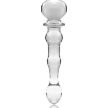 NEBULA SERIES BY IBIZA - MODEL 21 DILDO BOROSILICATE GLASS 20.5 X 3.5 CM CLEAR