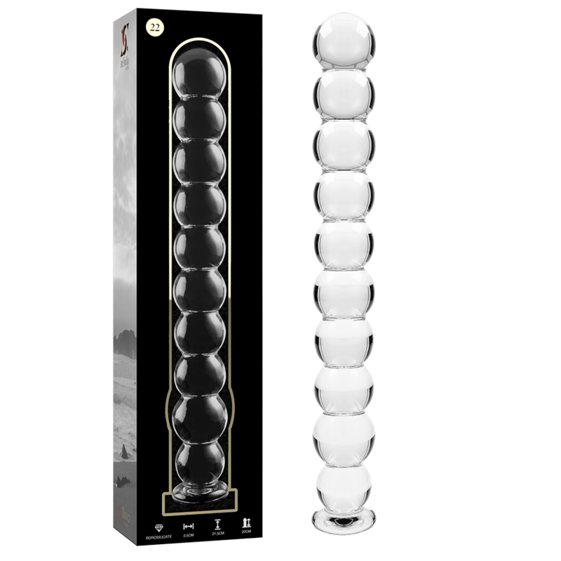 NEBULA SERIES BY IBIZA - MODÈLE 22 GODE EN VERRE BOROSILICATE