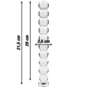 NEBULA SERIES BY IBIZA - MODÈLE 22 GODE EN VERRE BOROSILICATE