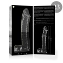 NEBULA SERIES BY IBIZA - MODELL 23 DILDO BOROSILIKATGLAS 21,5 X 4 CM KLAR