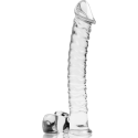 NEBULA SERIES BY IBIZA - MODELL 23 DILDO BOROSILIKATGLAS 21,5 X 4 CM KLAR