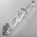 NEBULA SERIES BY IBIZA - MODEL 24 DILDO BOROSILICATE GLASS 28.5 X 5 CM CLEAR