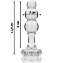 NEBULA SERIES BY IBIZA - MODÈLE 1 PLUG ANAL EN VERRE