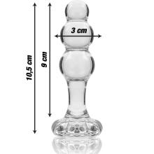 NEBULA SERIES BY IBIZA - MODÈLE 1 PLUG ANAL EN VERRE
