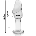 NEBULA SERIES BY IBIZA - PLUG ANAL MODÈLE 6 VERRE BOROSILICATE
