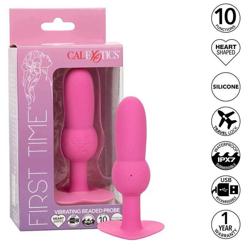 CALEXOTICS - FIRST TIME PLUG ANAL SONDA DE CONTAS 10 VIBRAÇÕES CALEXOTICS - FIRST TIME PLUG ANAL SONDA DE CONTAS 10 VIBRAÇÕES