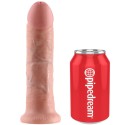 KING COCK - HARNESS COM PÊNIS NATURAL REALISTA 20,3 CM