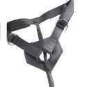 KING COCK - HARNESS COM PÊNIS MARROM REALISTA 20,3 CM