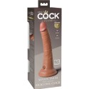 KING COCK - ELITE DILDO REALISTICO IN SILICONE 17.8 CM CARAMEL