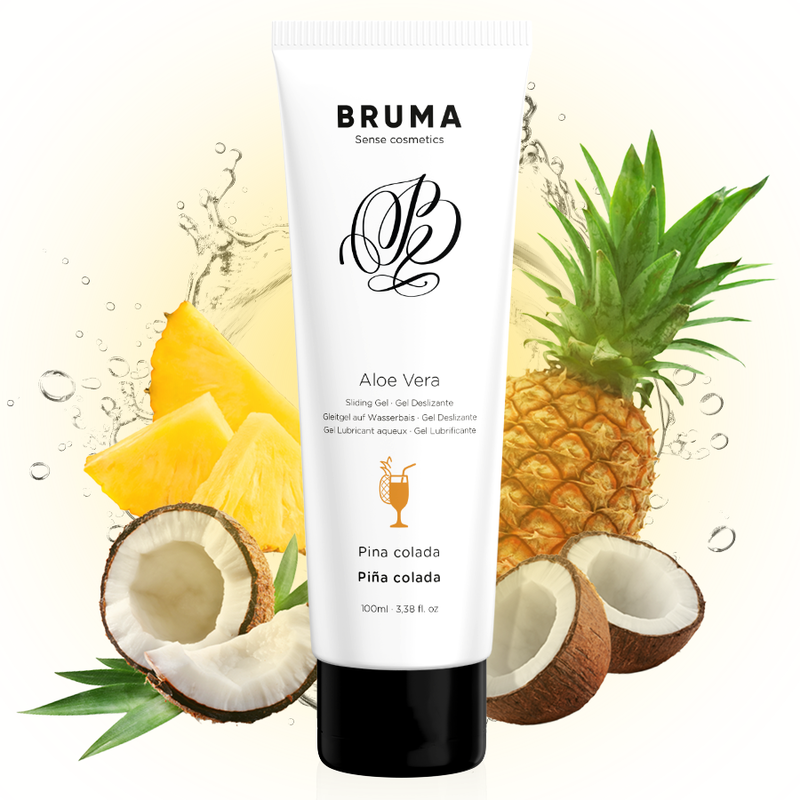 BRUMA - GEL GLISSANT À L''ALOE VERA SAVEUR PINA COLADA 100 ML BRUMA - GEL GLISSANT À L''ALOE VERA SAVEUR PINA COLADA 100 ML