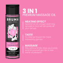 BRUMA - ÓLEO DE MASSAGEM PREMIUM EFEITO CALOR SABOR GOMA 3 EM 1