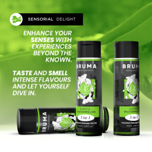 BRUMA - HUILE DE MASSAGE PREMIUM EFFET CHALEUR SAVEUR DE