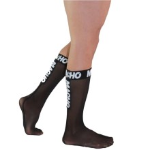 MACHO - THIN SOCKS ONE SIZE BLACK