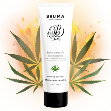 BRUMA - HUILE DE GRAINES DE SATIVA GEL GLISSANT RÉCHAUFFANT