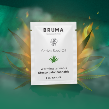 BRUMA - SATIVA-SAMENÖL-GLEITGEL MIT WÄRMENDEM CANNABISGESCHMACK