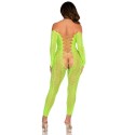 LEG AVENUE - BODYSTOCKING MIT OHNE SCHRITT EXOTIC SNAKE LACE