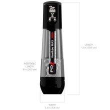PDX ELITE - VIEWTUBE MAX VIEW MASTURNADOR AUTOMÁTICO COM SUCÇÃO