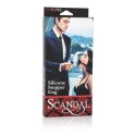 CALEXOTICS - SCANDAL GAG WITH BLACK SILICONE PLUG