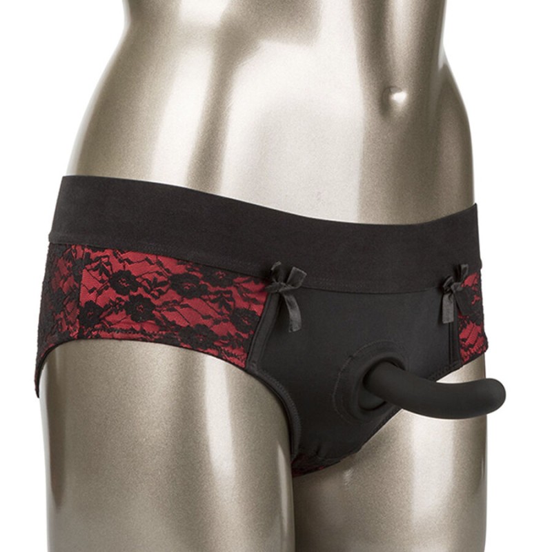 CALEXOTICS - CONJUNTO DE CALCINHAS SCANDAL SEM FUNDO COM DILDO CALEXOTICS - CONJUNTO DE CALCINHAS SCANDAL SEM FUNDO COM DILDO