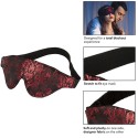 CALEXOTICS SCANDAL BLICKDICHTE AUGENMASKE MIT ROTEN DETAILS