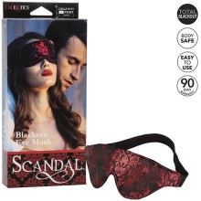 CALEXOTICS - MASQUE POUR LES YEUX OPAQUE SCANDAL AVEC DÉTAILS