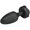 PRETTY LOVE - VARIAN PLUG ANALE CON LUCE LED NERO 10,8 CM