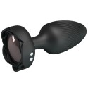 PRETTY LOVE - OSBORN PLUG ANALE CON LUCE LED NERO 9,8 CM