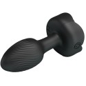 PRETTY LOVE - PLUG ANAL OLMAN AVEC LUMIÈRE LED NOIR 8,8 CM