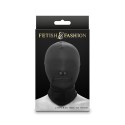 NS NOVELTIES - FETISH FASHION CLOSED ZIPPERED MOUTH HOOD NYLON BLACK